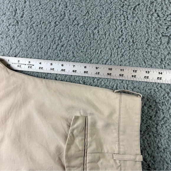 Lafayette 148 Khaki Shorts *FLAWS* Size 14 - Picture 8 of 10